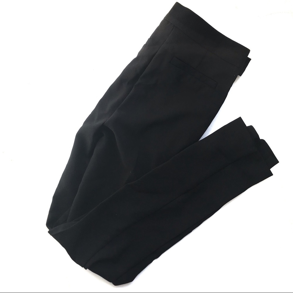 🌈Black Pants with Attached Belt - Charlotte Russe